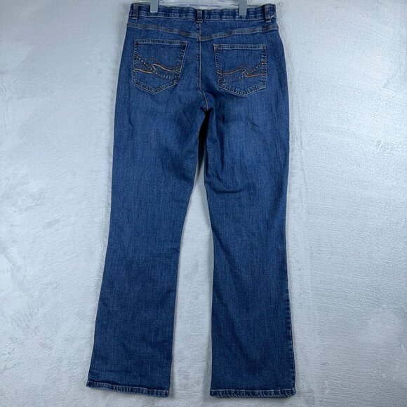 Lee Jeans Boot Cut Womens Size 12 Medium Sinfully Soft Denim Blue 3535735 - Picture 2 of 10